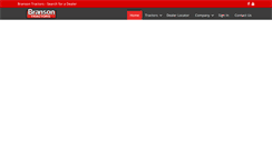 Desktop Screenshot of bransontractors.com