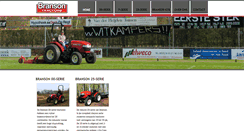 Desktop Screenshot of bransontractors.nl